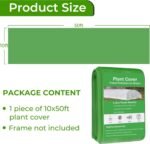 10x50FT Plant Covers Freeze Protection, Garden Floating Row Covers for Raised Be... - Image 6