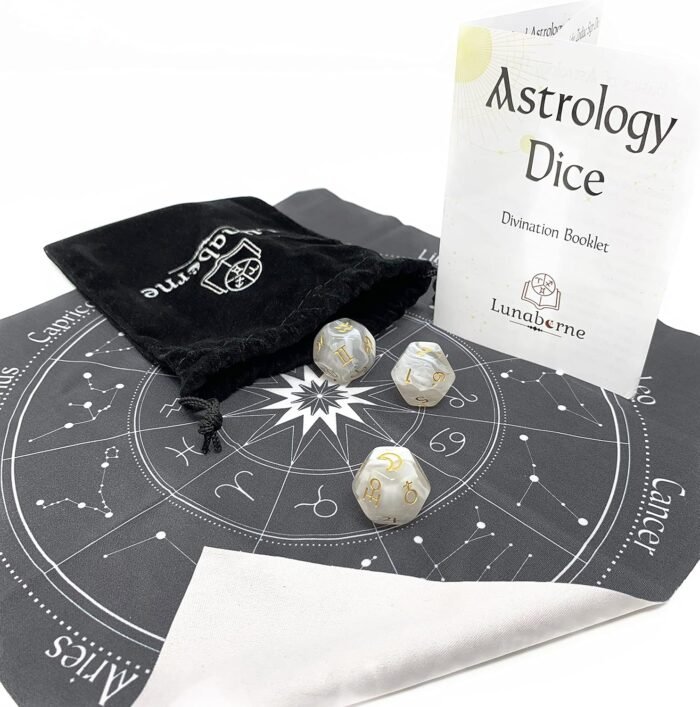 Lunaborne Astrological Divination Dice - Includes Instruction Booklet, Divinatio... - Image 3