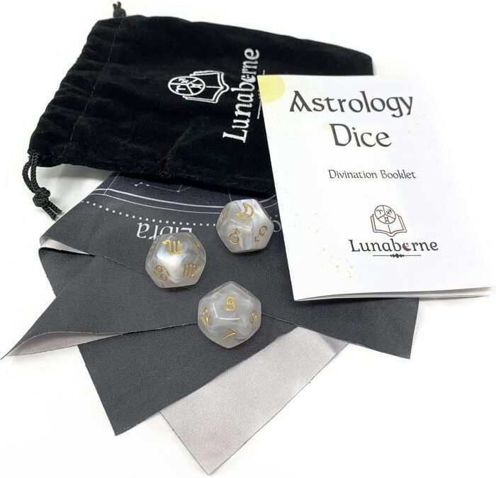 Lunaborne Astrological Divination Dice - Includes Instruction Booklet, Divinatio... - Image 4