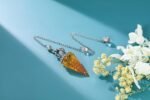 Jovivi Natural Citrine Crystal Pendulums for Divination Dowsing 6 Facted Crown H... - Image 4