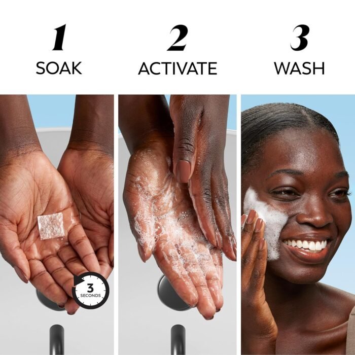 Olay Face Wash, Vitamin C Cleansing Melts, Daily Use Gentle Cleanser, For All Sk... - Image 4
