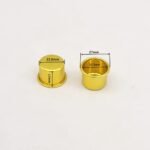 20 Pcs Golden Metal Candle Cups Holders Candlestick Liners Inserts Aluminum Teal... - Image 4
