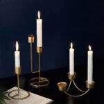 20 Pcs Golden Metal Candle Cups Holders Candlestick Liners Inserts Aluminum Teal... - Image 5