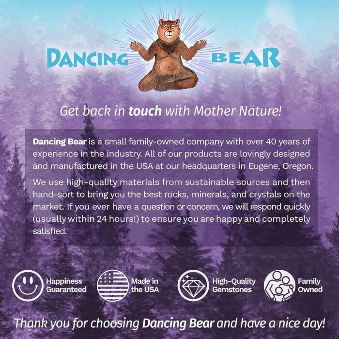 DANCING BEAR Leo Zodiac Healing Crystals Gift Set (14 Pc): 9 Stones, 18K Gold-Pl... - Image 10