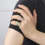 Amaxer Metatron’s Cube Ring for Men Stainless Steel Vintage Sacred Geometry Spir... - Image 4
