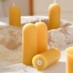 Small Pillar Candles 4-Pack - 10-Hour Long Burning 100% Natural Beeswax Candles,... - Image 6