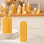 Small Pillar Candles 4-Pack - 10-Hour Long Burning 100% Natural Beeswax Candles,... - Image 8