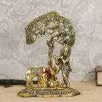 TIED RIBBONS Lord Krishna with Cow and Calf Idol for Pooja, Mandir, Office, Temp... - Image 3