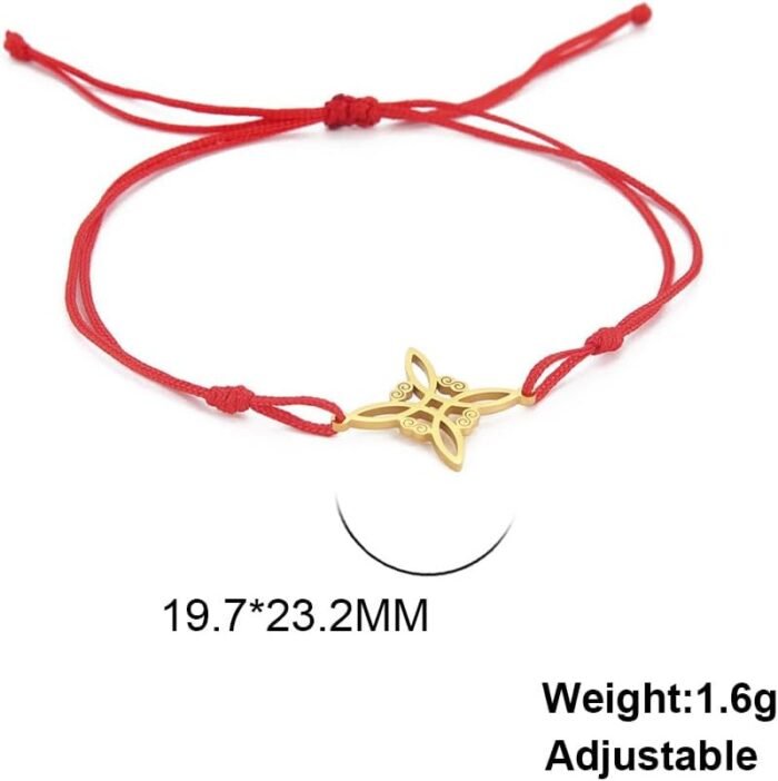 POYAMUSE Celtic Knot Bracelet for Women - Witches Knot Strand Bracelet Jewelry, ... - Image 3