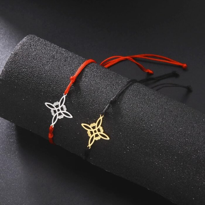POYAMUSE Celtic Knot Bracelet for Women - Witches Knot Strand Bracelet Jewelry, ... - Image 5