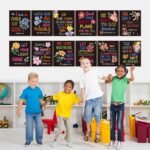 12 Pcs Bible Verse Posters for Kids，Inspirational Christian Wall Art with Script... - Image 7