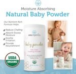 Era Organics Talc-Free Organic Baby Powder - USDA Organic Dusting Powder with Ar... - Image 4