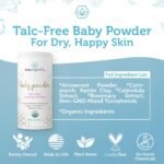 Era Organics Talc-Free Organic Baby Powder - USDA Organic Dusting Powder with Ar... - Image 5