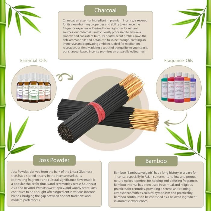 Vanilla Bean Exotic Incense Sticks 7 Inch - Bulk 1 Bundle 85 to 100 Sticks - Nat... - Image 4