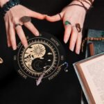 ORIGACH 7.9" Sun and Moon Pendulum Board Wooden Witchcraft Divination Board with... - Image 5