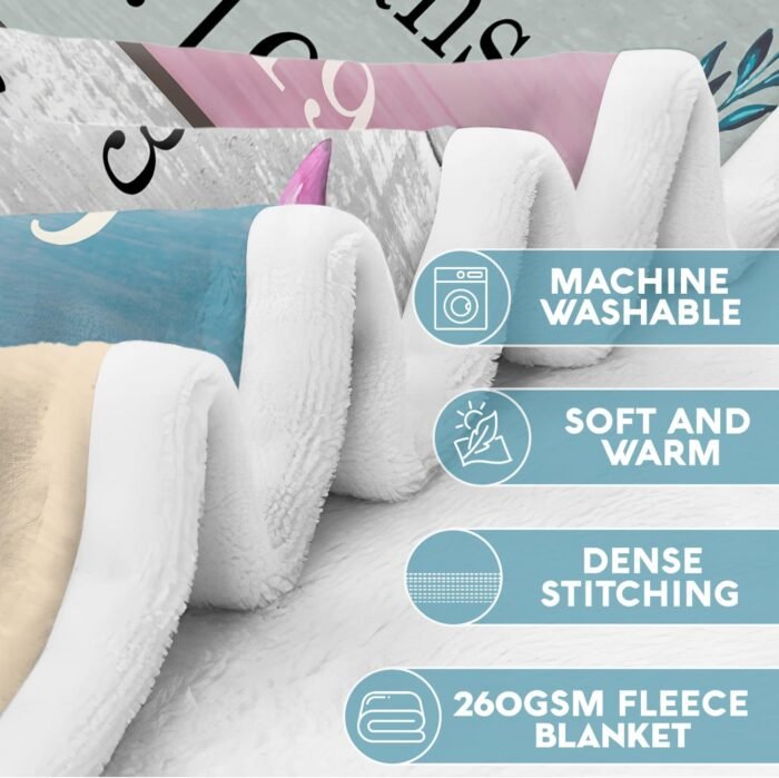 God Says I Am Blanket, Personalized Christian Throw Blanket,Inspirational Jesus ... - Image 4