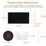 99.9% Pure Copper Dowsing Rods Kit- 2PCS 11.8 * 5.12 Inch Divining Rods+Gift Bag... - Image 4