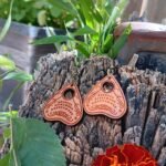 Spirit Board Planchette Dangle Earrings, Hypoallergenic Nickel Free Wooden Witch... - Image 5