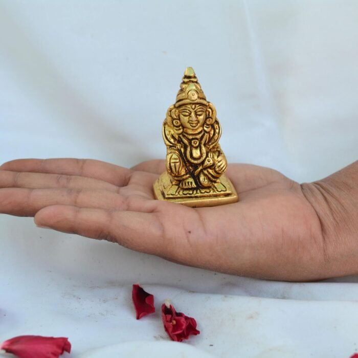 Brass Kuber Maharaj Statue Idol (2.25inch 120 gram) God of Treasure Wealth Deity... - Image 5