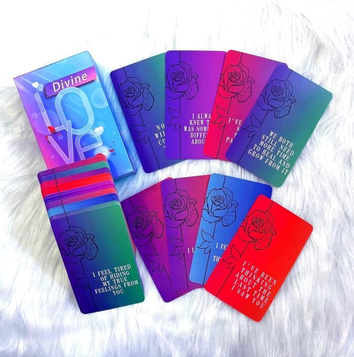 Oracle Cards Decks Divine Loves Oracle Cards,64 Love Tarot Cards Twin Flame Orac... - Image 8