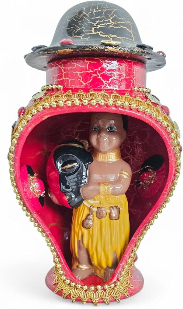 Elegua House 13” Tall – Casa de Eshu para Santeria Rituals, Handcrafted Decorati... - Image 3