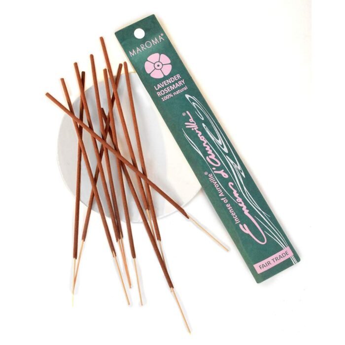 Maroma Eda Incense, Lavender Rosemary, 10 Count - Image 3