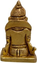 Brass Kuber Maharaj Statue Idol (2inch 80gram) God of Treasure Wealth Deity Figu... - Image 4
