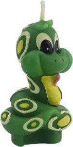 TIHOOD Snake Cartoon Birthday Candle, Smokeless Cake Candle and Party Supplies, ... - Image 3