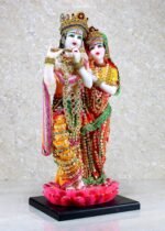 eSplanade Resin Radha Krishna on Sofa Murti Idol Statue Sculpture (16 Inches) - Image 3