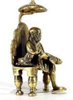 eSplanade - 6" Premium Brass Statue/Idol Shirdi Sai Baba with Chair and Chatra S... - Image 4