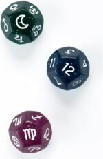 SmartDealsPro 3pcs Astrology Astrological Divination Zodiac Dice 12-Sided D12 fo... - Image 3