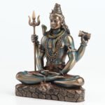 Veronese Design 6 1/4 Inch Lord Shiva in Lotus Pose Hindu God Destroyer of Evil ... - Image 3