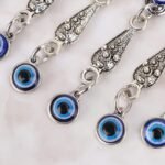 Islamic Turkish Blue Evil Eye Pendant, Muslim Amulet Blessing Wall Hanging Penda... - Image 8