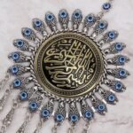 Islamic Turkish Blue Evil Eye Pendant, Muslim Amulet Blessing Wall Hanging Penda... - Image 9
