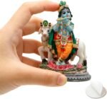 BangBangDa Hindu God Krishna Idol Statue - 3.7" H Small India Lord Krishna for C... - Image 2