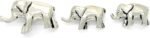 Basic Spirit Elephant Poses Pewter Miniature Figurines Good Luck Statue Gift - Image 2