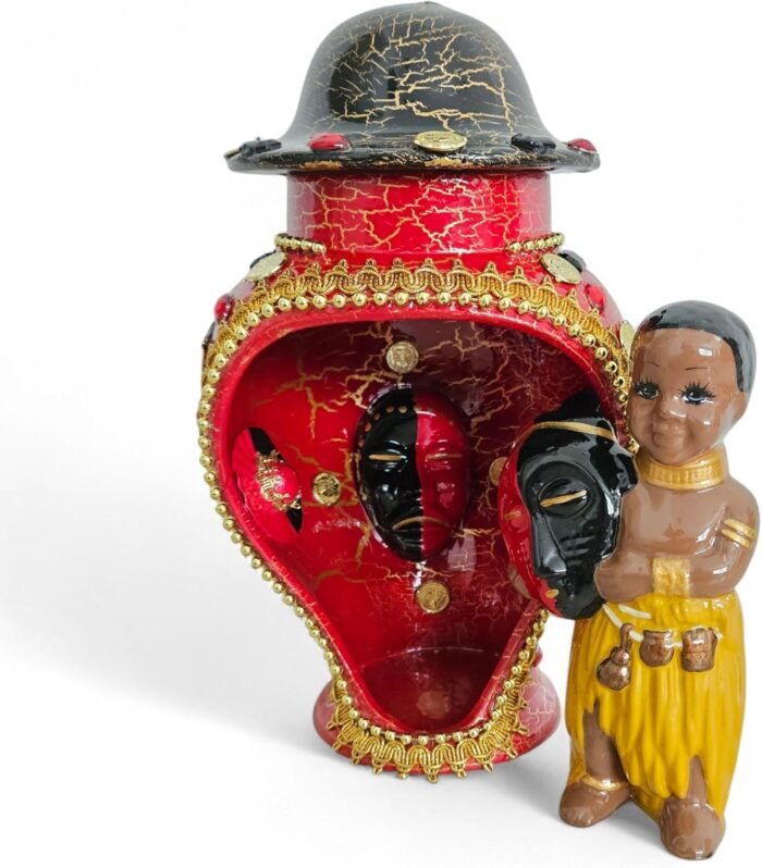 Elegua House 13” Tall – Casa de Eshu para Santeria Rituals, Handcrafted Decorati... - Image 2