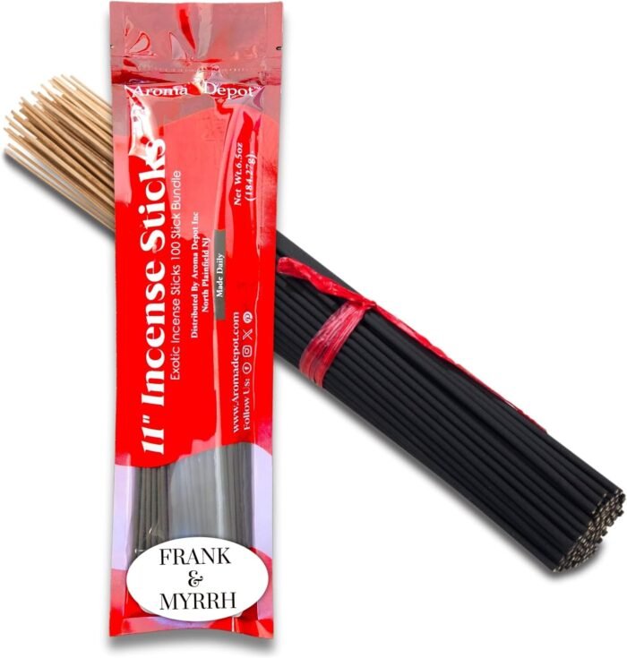 Frank & Myrrh Most Exotic 11'' Incense Sticks. Approx. 85 to 100 Sticks Per Bund... - Image 2