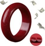 HETICA Feng Shui Cinnabar Ring, Attracting Wealth Cinnabar Feng Shui Ring for Me... - Image 2
