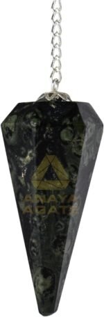 Kambaba Jasper Crystal Pendulum – Chakra Pendulum – Dowsing Pendulum for Divinat... - Image 2