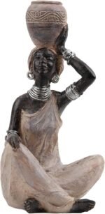 Leekung African Statue for Home Decoration,African Statues and Sculptures Table ... - Image 2