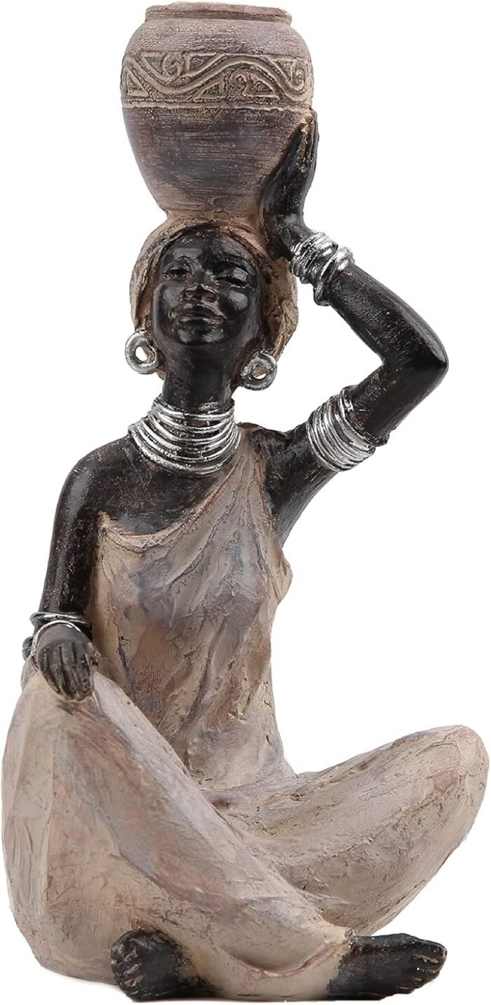 Leekung African Statue for Home Decoration,African Statues and Sculptures Table ... - Image 2