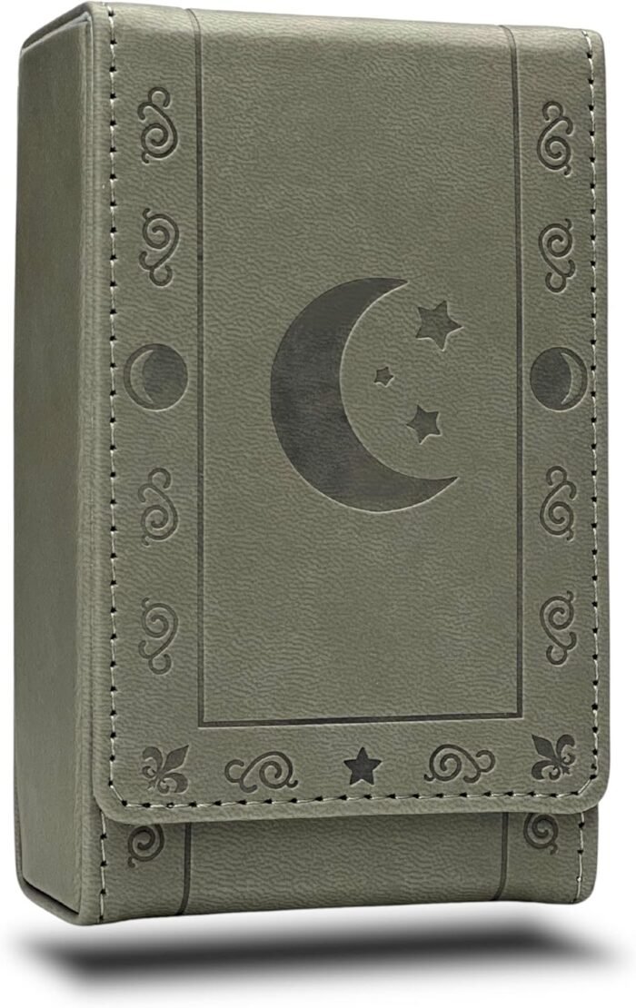 Luck Lab Leather Tarot Card Case/Holder - Grey - For Most Standard Size Tarot Ca... - Image 2