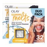 Olay Face Wash, Vitamin C Cleansing Melts, Daily Use Gentle Cleanser, For All Sk... - Image 2
