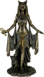 Veronese Design Bastet Egyptian Goddess of Protection Statue Sculpture 10" Tall - Image 2
