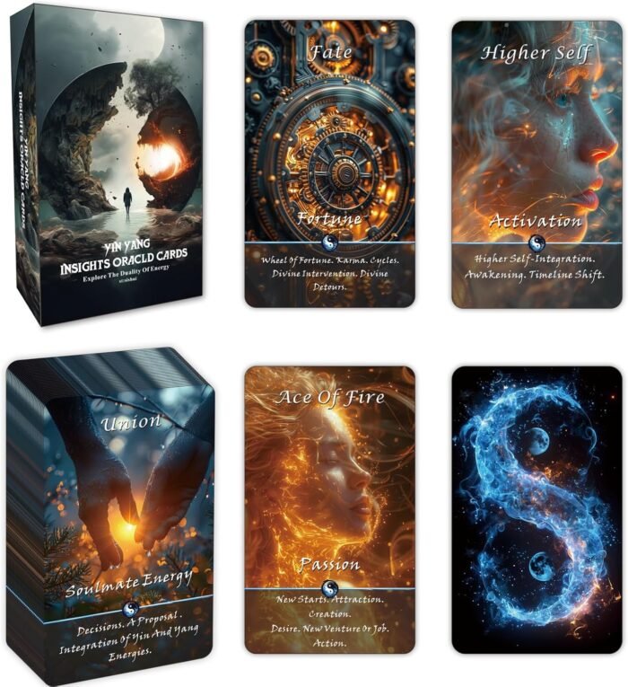 Yin and Yang Oracle Cards: Assess Duality of Energies - Spiritual, Emotional, Ph... - Image 2