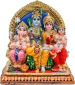 alikiki Full Shiva Family Statue - 5.1Inch Murti Shiva Family Diwali Gift Pooja ... - Image 2