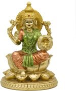 alikiki Hindu Goddess Lord Lakshmi Statue - Indian Big Laxmi Home Office Mandir ... - Image 2