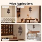 Cuckoo Clock German-Style Wooden with Pendulum - Battery Operated Forest Decor W... - Image 4