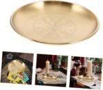 Zerodeko Altar Bowl Candle Holder Ritual Plate for Wiccan Altar Table Dowsing Di... - Image 6